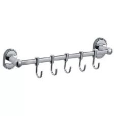 Планка с крючками Ledeme L1915-5 хром