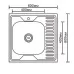 Кухонная мойка Ledeme L66060-6 / L96060