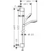 Душевой комплект Hansgrohe Croma Select E Multi 26580400