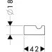 Крючок Hansgrohe Logis 40511000 хром