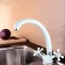 Смеситель для кухни Frud R42332 Белый глянец