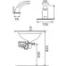 Смеситель для умывальника Frap F512-1 Хром