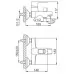 Смеситель для ванны Frud R32072 Хром