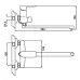 Смеситель для ванны Gappo Noar G2248-35F Хром/белый