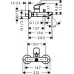 Смеситель для ванны Hansgrohe Logis 71400000 хром