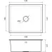 Кухонная мойка GranFest GF-5344 PVD графит