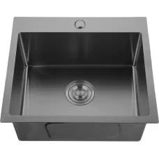 Кухонная мойка GranFest GF-5045 PVD графит