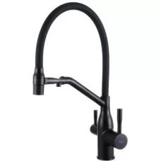 Смеситель для кухни под фильтр Frap F4397-6 черный