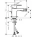 Смеситель на биде Hansgrohe Vernis Shape 71211000 хром