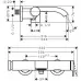 Смеситель для ванны Hansgrohe Vivenis 75420670 черный матовый