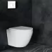 Унитаз с инсталляцией Roxen StounFix Slim 547461 с унитазом 530185-02 с кнопкой Santi 410280CH