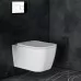 Унитаз с инсталляцией Roxen StounFix Slim 550013 с унитазом 530135-01 с кнопкой Santi 410280CH