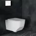 Унитаз с инсталляцией Roxen StounFix Slim 552158 с унитазом 530145-01 с кнопкой Santi 410280CH