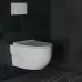 Унитаз с инсталляцией Roxen StounFix Slim 568244 с унитазом 530155-01 с кнопкой Santi 410280M