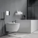 Унитаз с инсталляцией Roxen StounFix Slim 593355 с унитазом 530155-01 с кнопкой Caspia 410280CH