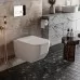 Унитаз с инсталляцией Roxen StounFix Slim 594218 с унитазом 530145-01 с кнопкой Caspia 410280CH