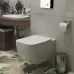 Унитаз с инсталляцией Roxen StounFix Slim 594218 с унитазом 530145-01 с кнопкой Caspia 410280CH