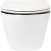 Унитаз Roxen Antares Black 530110-01B 37x48 с сиденьем дюропласт SoftClose (подвесной)