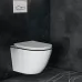 Унитаз Roxen Antares Black 530110-01B 37x48 с сиденьем дюропласт SoftClose (подвесной)