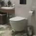 Инсталляция для унитаза Roxen StounFix Slim 710200 с кнопкой Caspia 410280B