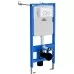 Унитаз с инсталляцией Roxen StounFix Slim 506177 с унитазом 530145-01 с клавишей Santi 410260W