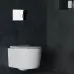 Унитаз с инсталляцией Roxen StounFix Slim 913681 с унитазом 530120-01 с кнопкой Santi 410260CH