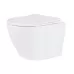 Унитаз с инсталляцией Roxen StounFix Slim 934445 с унитазом 530185-01Х с кнопкой Santi 410280W