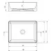 Умывальник Deante Jasmin CDJ_6U4S 30x40 белый