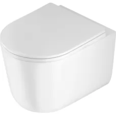 Унитаз Deante Jasmin CDJD6ZPW 36x49 безободковый белый SoftClose (подвесной)