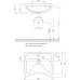 Умывальник Deante Vital CDV_6U6W 60,5x49,5 белый