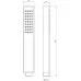 Лейка для душа Deante HIACYNT BIANCO NQH_A51S белый