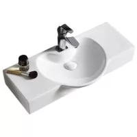 Раковина CeramaLux STR4282B 80х34 белый