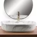 Умывальник Rea Cleo 61 Aiax Shiny U9656 60x41 мрамор