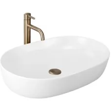 Умывальник Rea Cleo 61 U9653 60x41 белый матовый