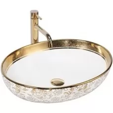 Умывальник Rea Margot WHITE GOLD U9..