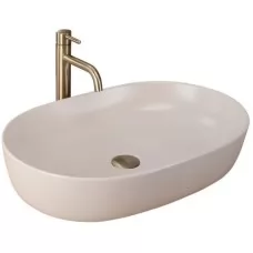 Умывальник Rea Cleo 61 U9655 60x41 бежевый матовый