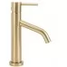 Смеситель для умывальника Rea Level gold matt B6218 золото