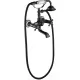 Смеситель для ванны Rea Rustico black matt B0701 черный матовый