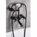 Смеситель для ванны Rea Rustico black matt B0701 черный матовый