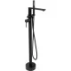 Смеситель для ванны Rea Flores black B2711 черный