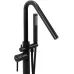 Смеситель для ванны Rea Aras black matt B2717 черный матовый