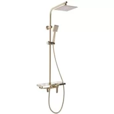 Душевая система Rea Bravo gold P412..