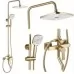 Душевая система Rea ARGUS BRUSHED GOLD P7841 золотой матовый