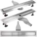 Душевой трап Rea Neox Superflow nickel matt 60 G2705 сталь матовая