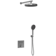 Душевая система Vincea Inspire VSFW-4I212GM вороненая сталь