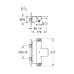 Смеситель для ванны Grohe Grohtherm 2000 34464001 хром