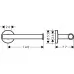 Бумагодержатель Hansgrohe Logis Universal 41726000 хром
