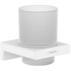 Стакан для щеток Hansgrohe AddStoris 41749700 стеклянный
