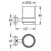 Стакан для щеток Grohe Essentials Cube 40755 001
