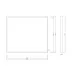Зеркало Roxen Sigma 510210-80B 80x70 с LED подсветкой